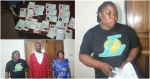 73-year-old woman arrested with 20 voter cards