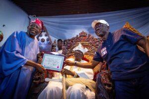 President-elect Tinubu visits Lagos, thanks Oba Akiolu