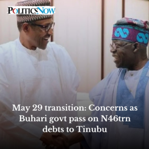 Buhari govt pass on N46trn debts to Tinubu