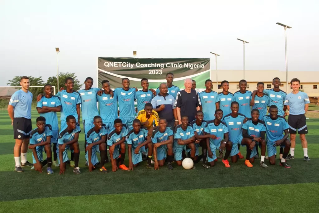 QNET Brings Man City Football Clinic To Nigeria