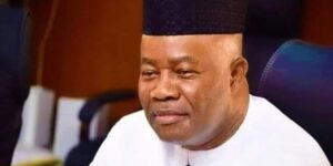 Senator Akpabio Emerges Senate President, Defeats Yari