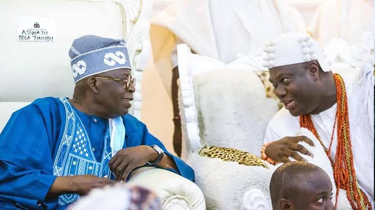 Traditional Rulers Pay Courtesy Visit to Pres. Tinubu, Ooni of Ife Says Monarchs are Grounded to Fight Insecurity