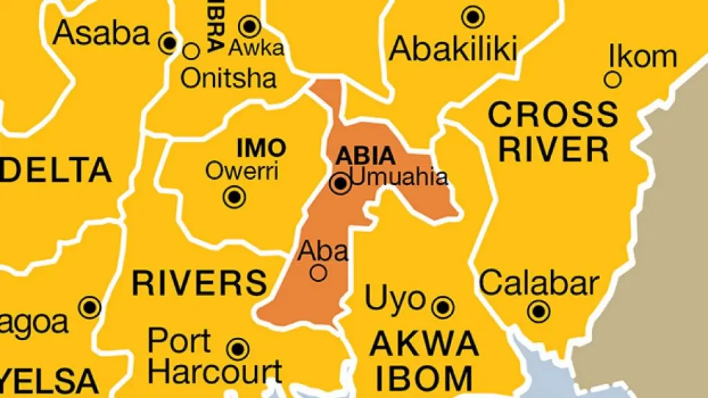 Abia map