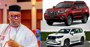 'What a great sacrifice': Nigerians react as Akpabio, other lawmakers splash N40b SUVs on themselves