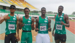 Team Nigeria 4x400m relay team