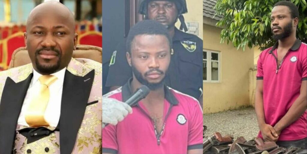 Police parade suspect in attack attack on Apostle Suleman's convoy