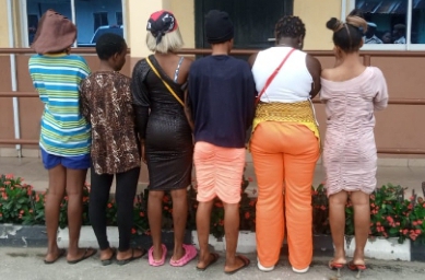 five alleged female human traffickers