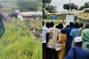 crashed Air Force jet