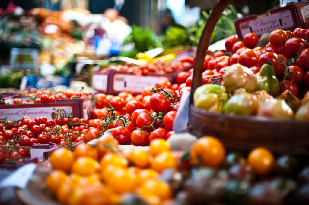 Market scene