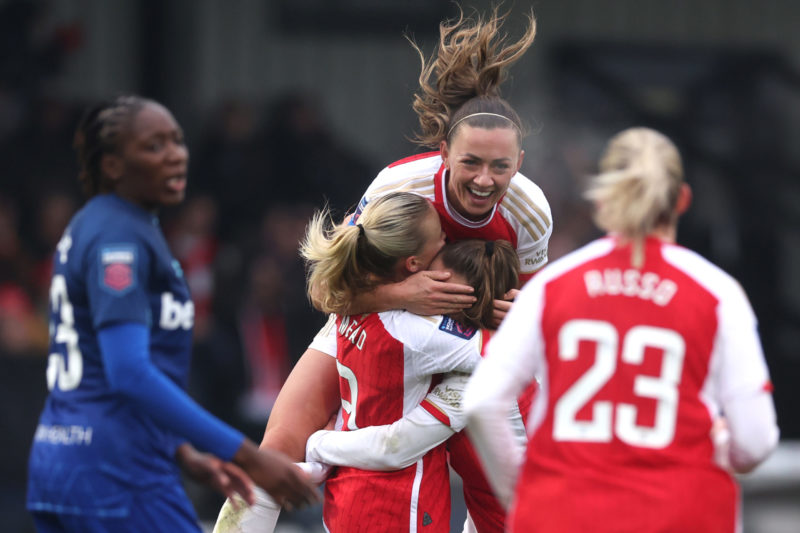 Arsenal ladies vs Westham 