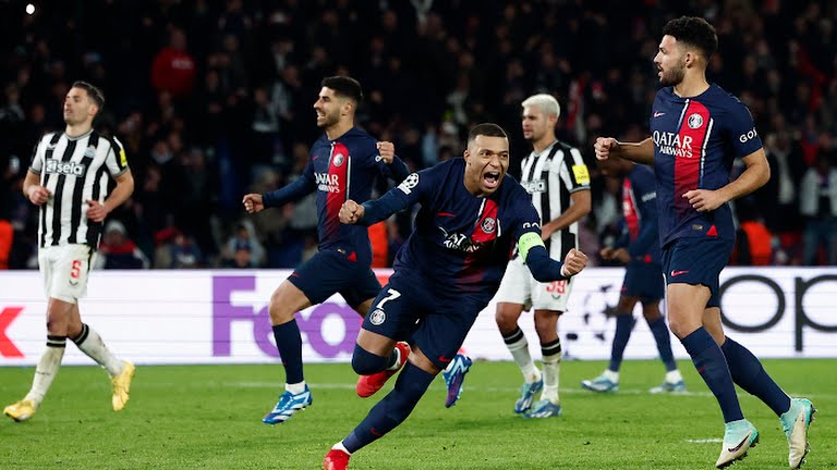 Mbappe (Psg vs Newcastle)
