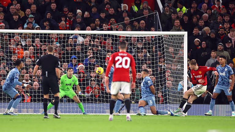 Man u vs Aston villa