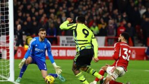 Arsenal vs Nottingham forest
