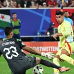 Ferran Torres’ first-half strike earns rotated Spain victory against Albania