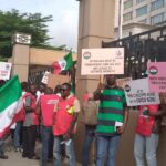 Labour pickets HUAWEI over alleged poor working conditions for its Nigerian workers