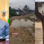 Why man who bathed on flooded road to protest dilapidated Delta roads was arrested –  Govt official 