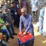 Ondo Decides: PDP’s Ajayi cast vote amid cheers from supporters 