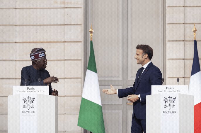 Tinubu, Macron