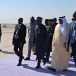 Tinubu arrives Saudi Arabia for Islamic/Arab summit