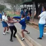 Secondary schoolgirl beats woman for accusing her of affair with husband