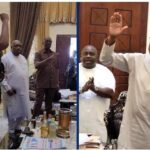 VIDEO: Wike, friends sing praises over trouncing of Fubara at Supreme Court 